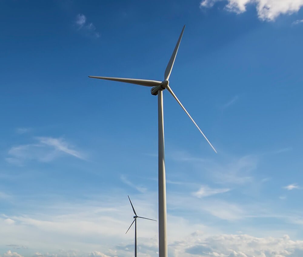 wind turbines