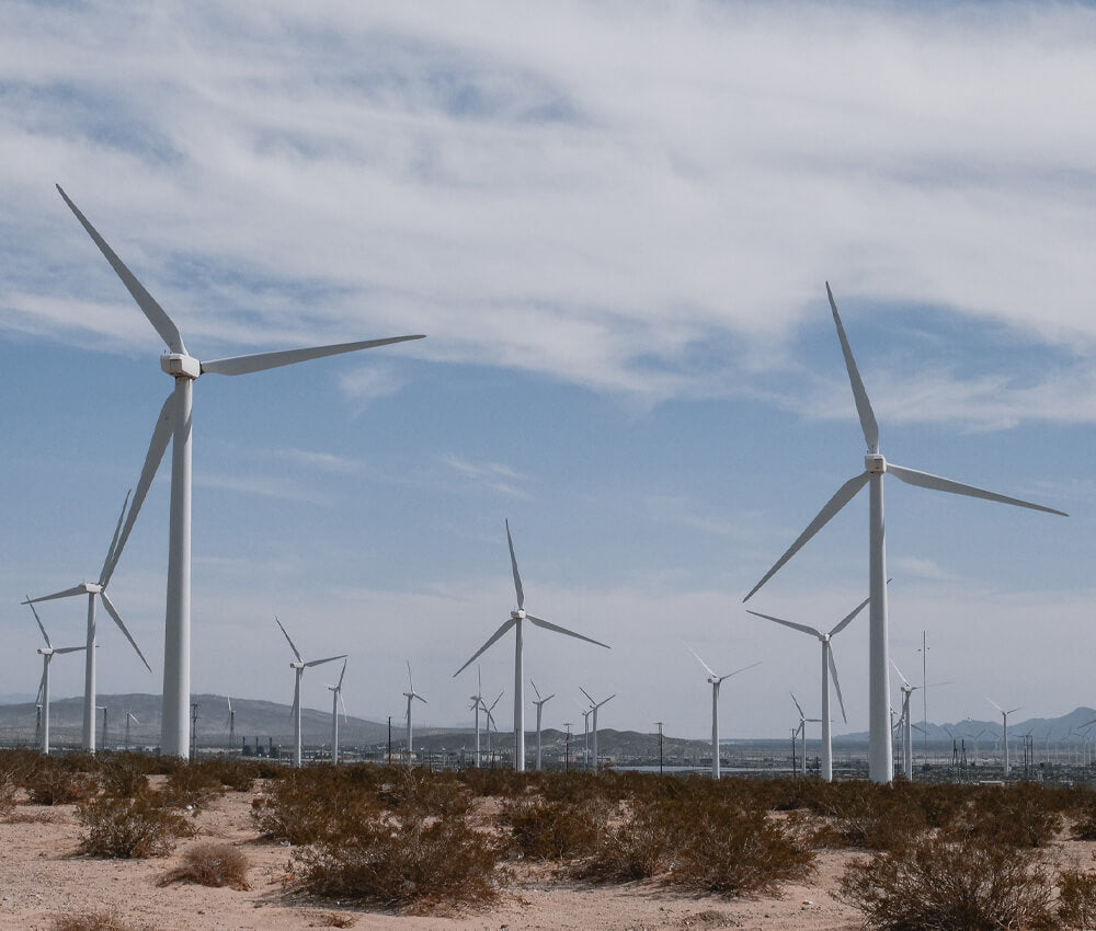 wind turbines