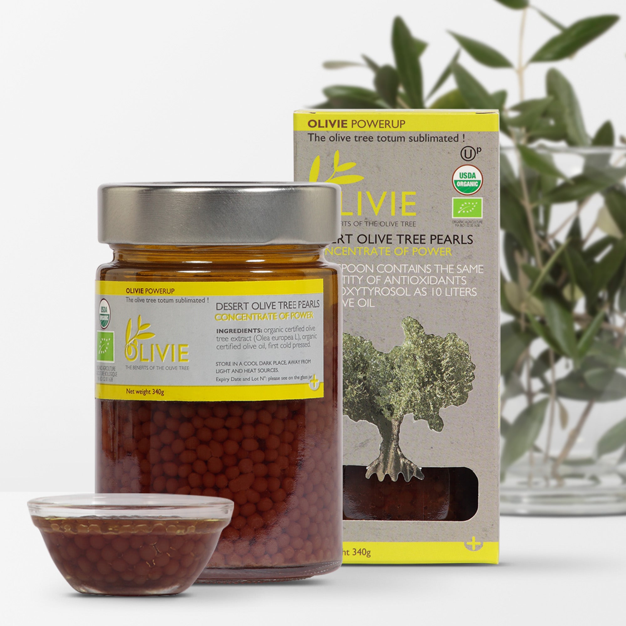 OLIVIE POWERUP pearls are immune boosting foods recommended by Medical Doctors!. Super packed in polyphenols.