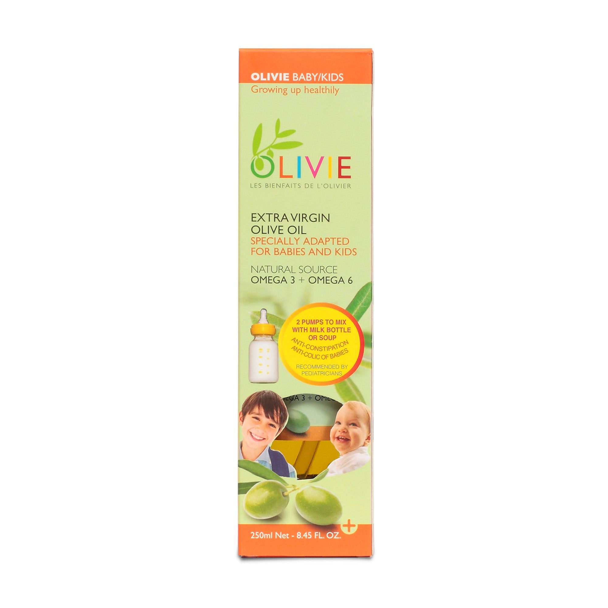 OLIVIE Baby/Kids reduces babies colic and constipation and improves bones development and growth