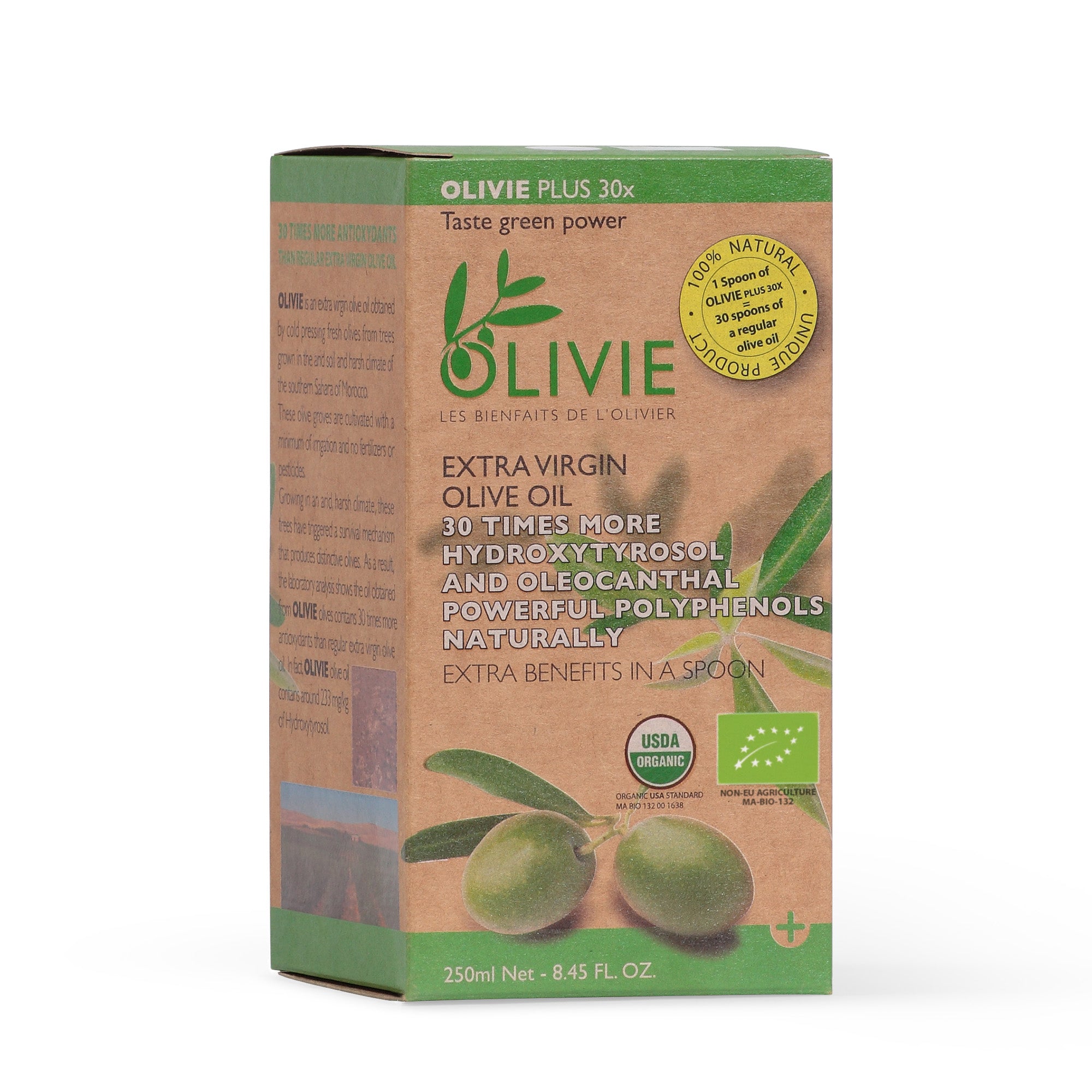 OLIVIE Plus 30x – the richest olive oil in polyphenols from the