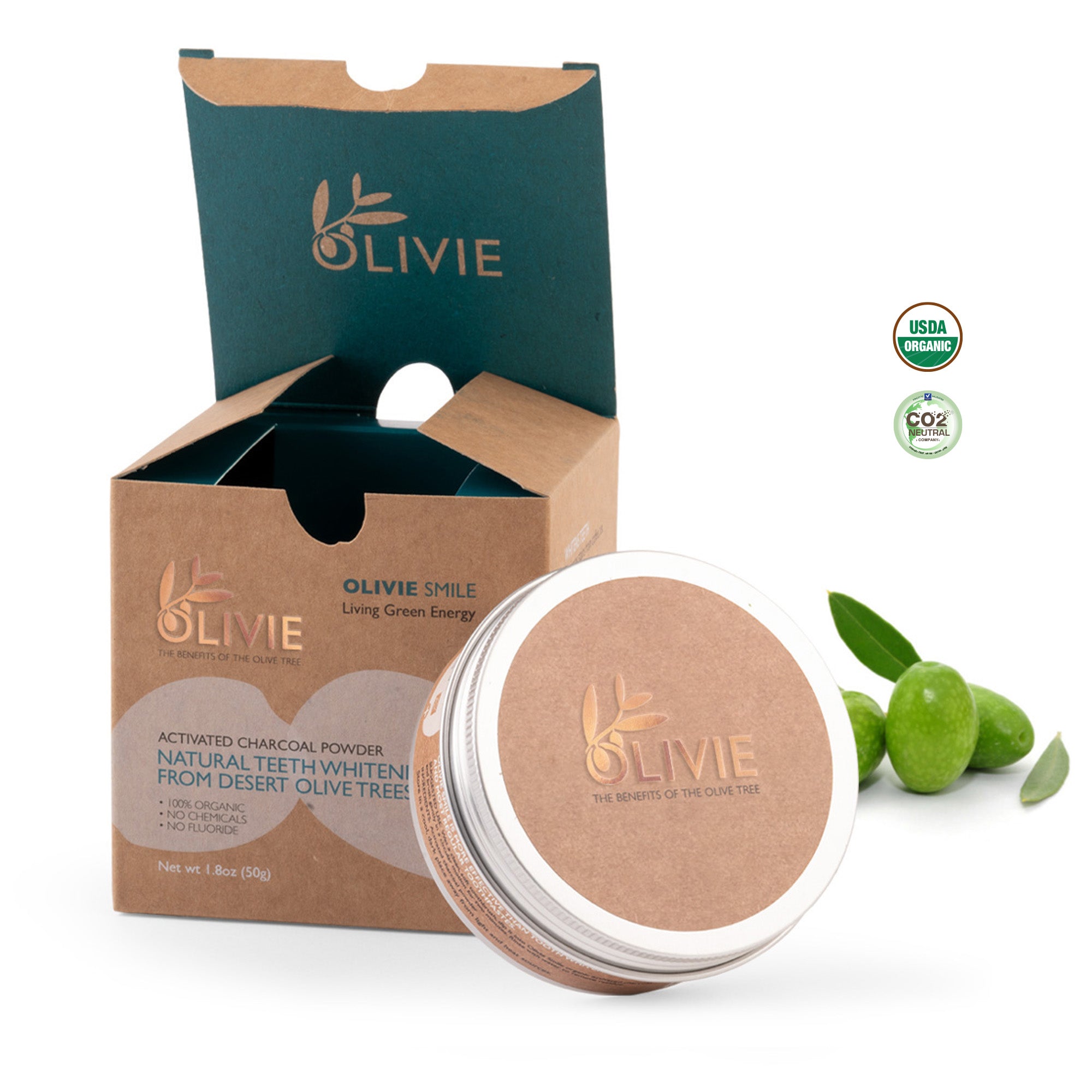 OLIVIE Smile is a natural and easy way to brighten your smile