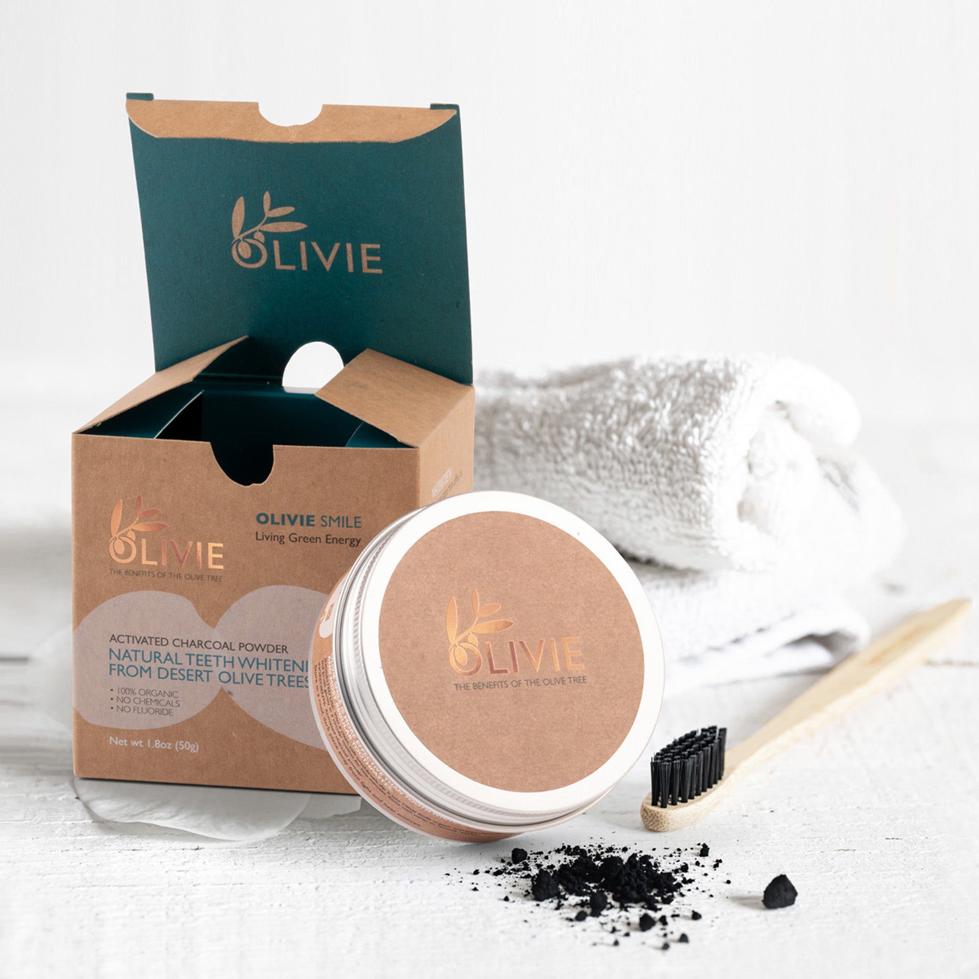 OLIVIE Smile is a natural and easy way to brighten your smile