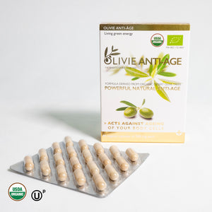 With its powerful polyphenols OLIVIE ANTI-AGE is organic and promotes active rejuvenation of your body cells