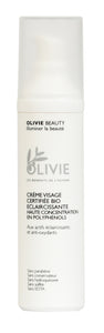 OLIVIE BEAUTY rich polyphenols cream makes the skin younger, brighter with a proven dark spot corrector. 